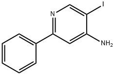 4-Amino-5-iodo-2-phenylpyridine Struktur