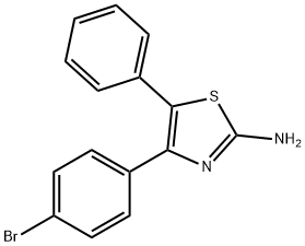 4-(4-BROMO-PHENYL)-5-PHENYL-THIAZOL-2-YLAMINE Struktur