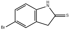 2H-INDOLE-2-THIONE, 5-BROMO-1,3-DIHYDRO- Struktur