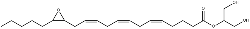 2-(14,15-EPOXYEICOSATRIENOYL) GLYCEROL Struktur