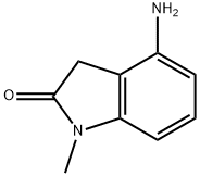 4-AMINO-1,3-DIHYDRO-1-METHYL-2H-INDOL-2-ONE Struktur