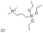 TRIMETHYL[3-(TRIETHOXYSILYL)PROPYL]AMMONIUM CHLORIDE Structure