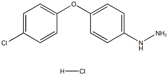 [4-(4-CHLOROPHENOXY)PHENYL]HYDRAZINEHYDROCHLORIDE
 Struktur