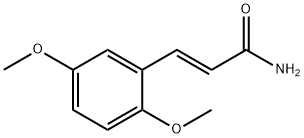 3-(2,5-DIMETHOXYPHENYL)-TRANS-2-PROPENAMIDE Struktur