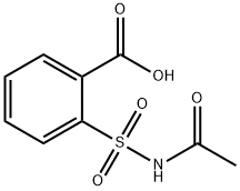 N-acetyl-2-carboxy Benzenesulfonamide Struktur