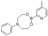 4-Methylpyridine-2-boronic acid N-phenyldiethanolamine ester Struktur