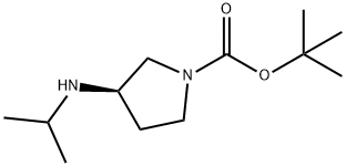 (S)-tert-butyl 3-(isopropylamino)pyrrolidine-1-carboxylate Struktur