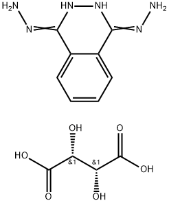 2,3-dihydrophthalazine-1,4-dione dihydrazone bis[[R-(R*,R*)]-tartrate] Struktur