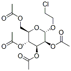 2-Chloroethyl-2,3,4,6-tetra-O-acetyl-a-D-mannopyranoside Struktur