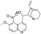 (8alpha,9R)-10,11-dihydro-6'-methoxy-5'-nitrocinchonan-9-ol Struktur