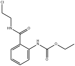 ethyl [2-[(2-chloroethyl)aminocarbonyl]phenyl]carbamate  Struktur