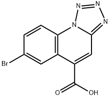 tetrazolo[1,5-a]quinoline-5-carboxylic acid Struktur