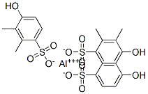 aluminium hydroxydimethylbenzenesulphonate Struktur