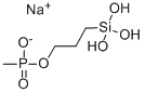 3-(TRIHYDROXYSILYL)PROPYL METHYLPHOSPHONATE, MONOSODIUM SALT Struktur