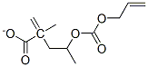 2-[[(2-allyloxy)carbonyl]oxy]propyl methacrylate Struktur