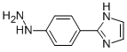 1H-Imidazole,  2-(4-hydrazinylphenyl)- Struktur