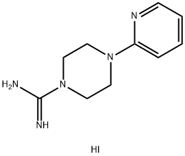 4-PYRIDIN-2-YLPIPERAZINE-1-CARBOXIMIDAMIDE HYDROIODIDE Struktur