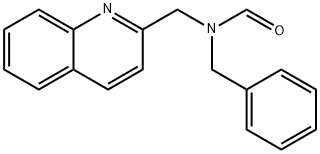 N-Benzyl-N-(2-quinolinylmethyl)formamide, 97% Struktur