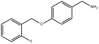 {4-[(2-fluorophenyl)methoxy]phenyl}methanamine Struktur