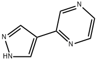 2-(1H-PYRAZOL-4-YL)PYRAZINE
 Struktur