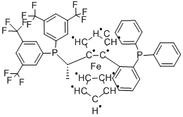 (S)-1-{(S)-2-[2-(DIPHENYLPHOSPHINO)PHENYL]-FERROCENYL}ETHYLBIS[3,5-BIS-(TRIFLUOR