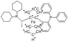 (S)-1-{(S)-2-[2-(DIPHENYLPHOSPHINO)PHENYL]-FERROCENYL}ETHYLDICYCLOHEXYLPHOSPHINE