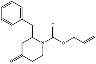 1-ALLOC-2-BENZYL-PIPERIDIN-4-ONE Struktur