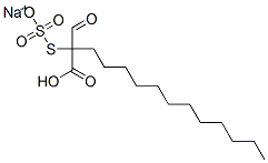 sodium C-dodecyl [2-(sulphonatothio)ethyl]carbamate Struktur