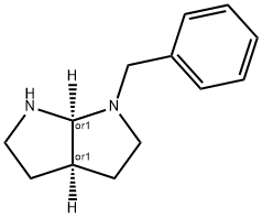 (3AS,6AR)-1-BENZYLOCTAHYDROPYRROLO[2,3-B]PYRROLE Struktur