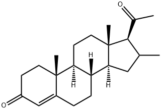 16-Methylprogesterone Struktur