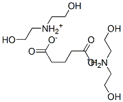 bis[bis(2-hydroxyethyl)ammonium] glutarate Struktur