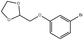 2-(3-BROMO-PHENOXYMETHYL)-[1,3]DIOXOLANE Struktur