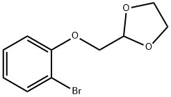 2-(2-BROMO-PHENOXYMETHYL)-[1,3]DIOXOLANE Struktur