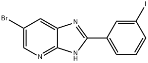 6-BROMO-2-(3-IODO-PHENYL)-3H-IMIDAZO[4,5-B]PYRIDINE Struktur