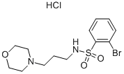 2-BROMO-N-(3-MORPHOLIN-4-YL-PROPYL)-BENZENESULFONAMIDE HYDROCHLORIDE Struktur