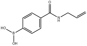 (4-ALLYLAMINOCARBONYL)BENZENEBORONIC ACID Struktur