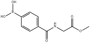 4-[(2-METHOXY-ETHOXY)AMINOCARBONYL]BENZENEBORONIC ACID Struktur