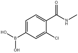 3-CHLORO-4-(N-METHYLCARBAMOYL)BENZENEBORONIC ACID price.