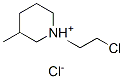 1-(2-chloroethyl)-3-methylpiperidinium chloride Struktur