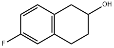 6-FLUORO-1,2,3,4-TETRAHYDRO-NAPHTHALEN-2-OL Struktur