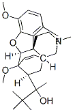 (5alpha,7alpha)-alpha-tert-butyl-4,5-epoxy-18,19-dihydro-3,6-dimethoxy-alpha,17-dimethyl-6,14-ethenomorphinan-7-methanol Struktur