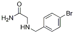 2-([(4-BROMOPHENYL)METHYL]AMINO)ACETAMIDE Struktur