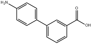 3-(4-Aminophenyl)benzoic acid Struktur