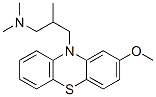 2-methoxy-N,N,beta-trimethyl-10H-phenothiazine-10-propylamine Struktur