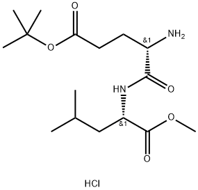 H-GLU(OTBU)-LEU-OME HCL Struktur