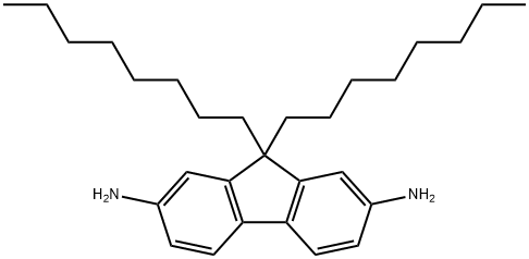 9,9-Dioctyl-9H-fluorene-2,7-diaMine Struktur