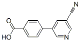 4-(5-Cyanopyridin-3-yl)benzoic acid Struktur