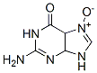 6H-Purin-6-one,  2-amino-1,4,5,9-tetrahydro-,  7-oxide Struktur