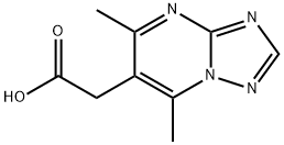 2-(5,7-DiMethyl-[1,2,4]triazolo[1,5-a]pyriMidin-6-yl)acetic acid Struktur