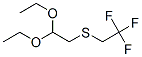 2-[(2,2-diethoxyethyl)thio]-1,1,1-trifluoroethane Struktur